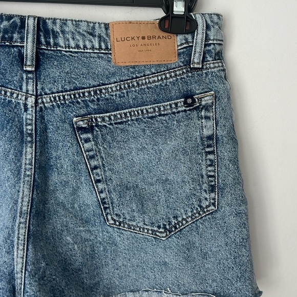 Lucky Brand Women’s Denim Cut Off Shorts Size 12 # - Picture 6 of 6